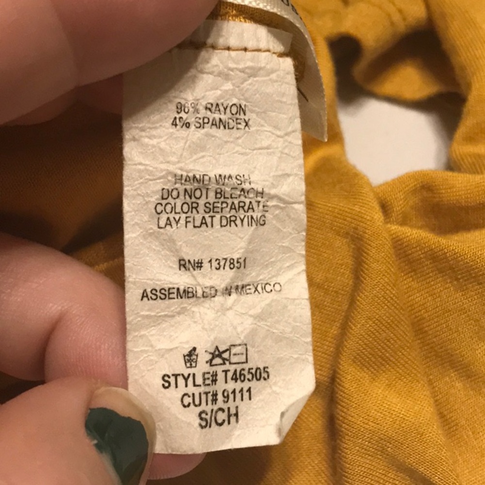 Golden Yellow Top - Picture 6 of 6